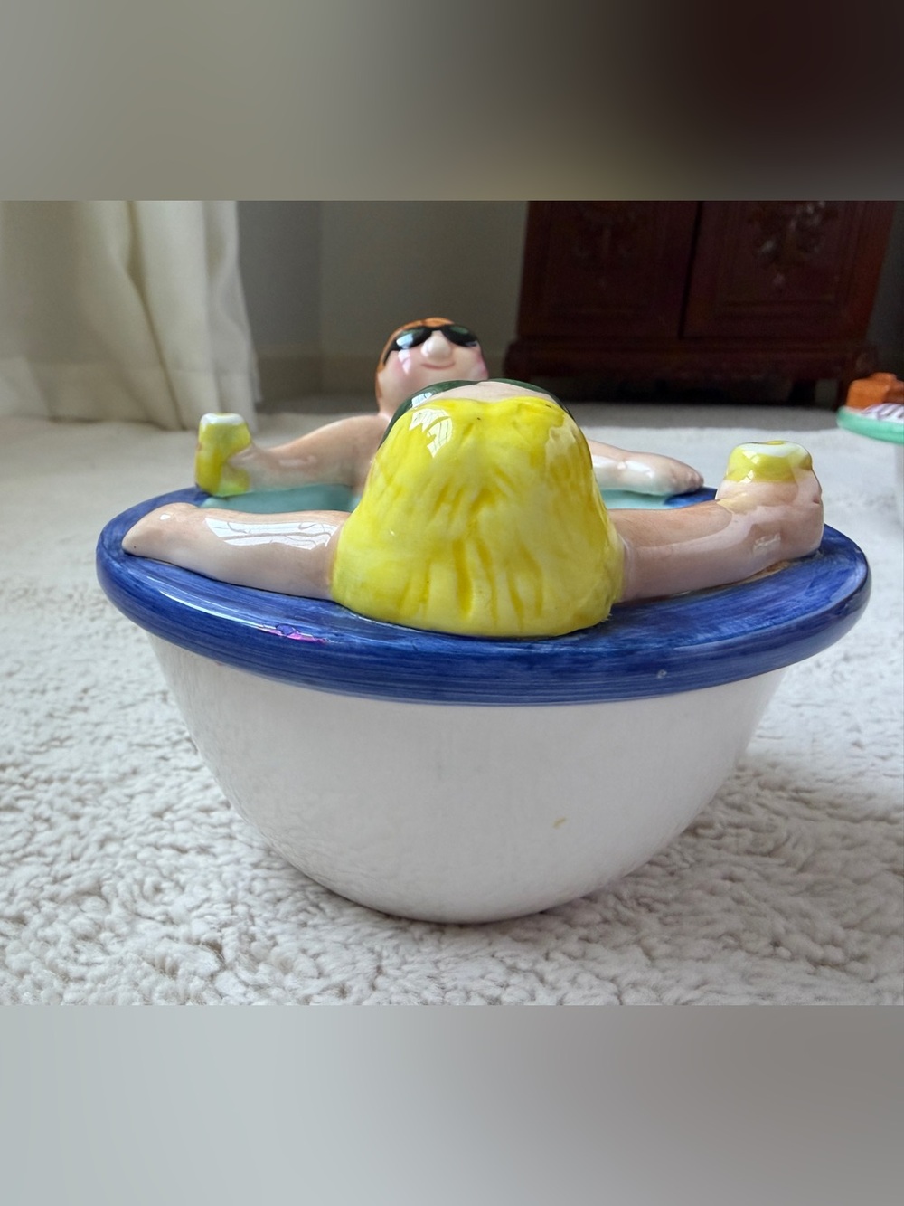 Vintage 1995 Lotus Pool Chip and Dip Bowl Set - Picture 3 of 16